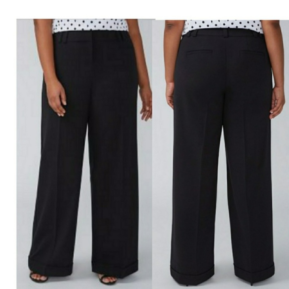 Allie Tailored Stretch Wide Leg - Cuffed - Short